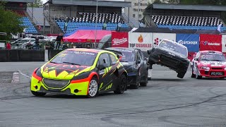 LatvianLithuanian Rallycross Championship 2024 1Stage Rīga Crashes amp Mistakes [upl. by Pacifica]