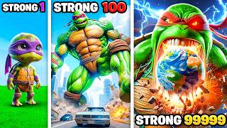 Weakest To STRONGEST NINJA TURTLE In GTA 5 [upl. by Ailaht85]