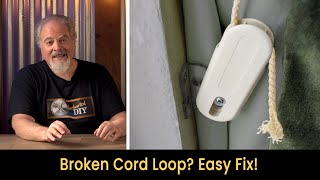 How to Repair a Broken Cord Loop on Shades and Blinds [upl. by Asined]