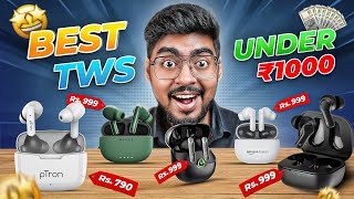 Top 5 Best TWS Earbuds Under ₹1000 [upl. by Fawna]