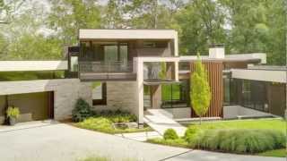 Expansive Atlanta residence projects a human scale from the street view [upl. by Llirret373]