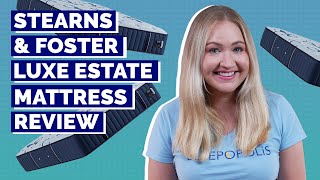 Stearns amp Foster Mattress Review  Everything You NEED To Know [upl. by Leksehc]