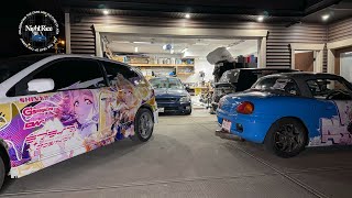 Itasha installation the night before Animethon [upl. by Eintirb100]