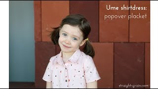 Ume pattern Popover placket [upl. by Cotterell]