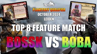 Star Wars Unlimited Top 8 Boba Green vs Bossk Blue – Planetary Qualifier Leiden [upl. by Aical]