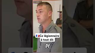 🇫🇷Ce légionnaire à tout ditlegionetrangere armeefrancaise pourtoi [upl. by Gradey714]