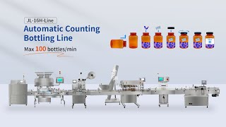 JL16H Automatic Counting Bottling Machine Line JinLu Packing [upl. by Llertnek792]