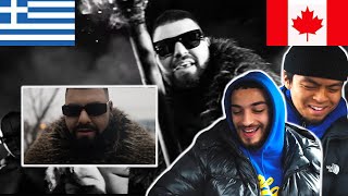 CANADIANS REACT TO GREEK DRILL  Bossikan Light  KING KONG Official Music Video [upl. by Stavro]