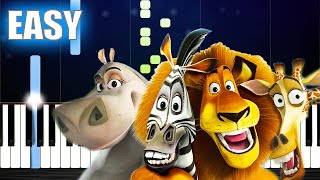 Hans Zimmer  Zoosters Breakout Madagascar  EASY Piano Tutorial by PlutaX [upl. by Freddy]