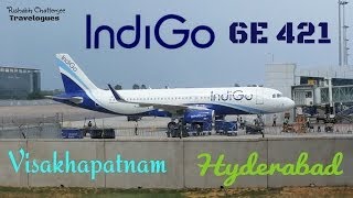 INDIGO 6E 421 Visakhapatnam  Hyderabad Travel Report [upl. by Cart]