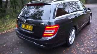 201161 MERCEDES C250 CDI SPORT ESTATE AUTOMATIC EDITION 125 MERCLAND BLUEEFFICIENCY [upl. by Myranda]