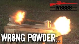 Smokeless Powder in a Muzzleloader [upl. by Benny]