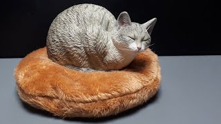 16 Lethargic Cat version 20 by JXK resin figure figurine JXK083 premium designer art toy [upl. by Alyahs]