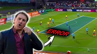 🟡🔵🔴 COLOMBIA tiene un ERROR TACTICO ⚪🔵 URUGUAY 3 COLOMBIA 2 Analisis tactico [upl. by Eisenhart]