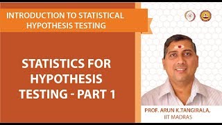 Statistics for Hypothesis Testing  Part 1 [upl. by Eimarej]