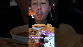 Vartin Fresh ASMR cheesy quesadilla taco steak fries chocolate donuts Mukbang bites only shorts fy [upl. by Juliann]