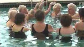 Senior synchronized swimmers prepare holiday show [upl. by Welles]