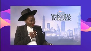 Lupita Nyongo Talks About Being a Mexican Kenyan and Swimming for Wakanda Forever [upl. by Ahsiekal]