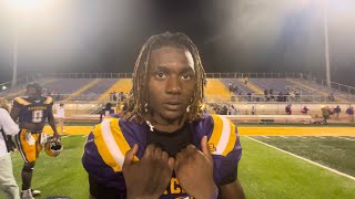 Lutcher uses Trenton Chaney’s three touchdowns to beat ED White 2720 in District 84A showdown [upl. by Ellimaj]