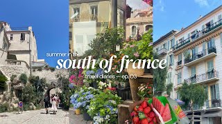 travel diaries south of france 🥐🇫🇷 nice antibes monaco — ep 03 [upl. by Einegue]