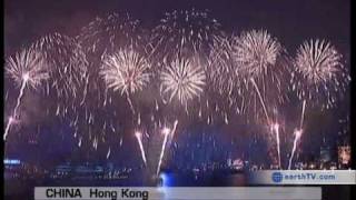 WHAT A WEEK Hong Kong in timelapse earthTV [upl. by Yrallam]