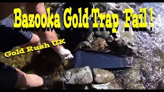 Sluicing with the Bazooka Gold trap sluice  Gold Rush UK [upl. by Jovitta351]