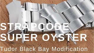 4K Strapcode Super 3D Oyster Bracelet for Tudor Black Bay [upl. by Irolav]