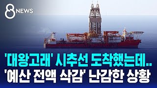 대왕고래 시추선 도착했는데…예산 전액 삭감 난감한 상황  SBS 특집 8뉴스 [upl. by Dowski]