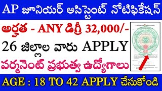 Ap లో జూనియర్ అసిస్టెంట్ ఉద్యోగాలు  Ap Junior Assistant Jobs 2024  Ap Govt Jobs  Tech Guruvu [upl. by Alakcim]