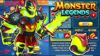 Monster Legends Blaze Night level 150 😍 review  Xandrite Spellbound [upl. by Ire]