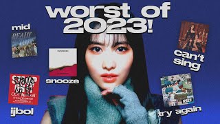 the ABSOLUTE WORST kpop albums released in 2023 [upl. by Therine]