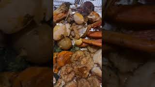 Ugliest good food ever crab boil [upl. by Nerac]