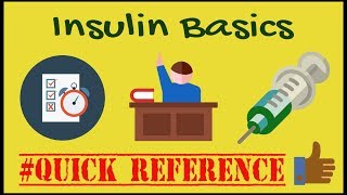 Insulin Types Basics and Side Effects  Quick Reference  PharmCept [upl. by Zeret]