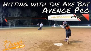 Hitting with the Axe Bat Avenge Pro  10 USSSA Baseball Bat Review [upl. by Ahens]