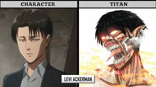 WHEN AOT CHARACTERS TURN INTO TITAN SEASON 4SPOILER [upl. by Alegnat727]