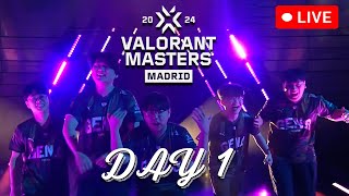 VCT Watchparty Master Madrid Day1  66 [upl. by Atiniv928]