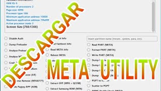 como Descargar meta utility tool v34 última versión Download meta utility tool v34 latest version [upl. by Ellemac]