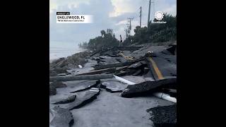 Before and After Hurricane Idalia Highway in Englewood Florida [upl. by Rosemary939]