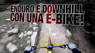 DOWNHILL ed ENDURO con una BICI ELETTRICA 🚴🏻‍♂️Troppo divertente 🍻 [upl. by Nide]