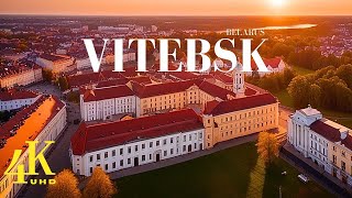 Vitebsk Belarus 🇧🇾 4K UHD  Drone Footage [upl. by Arten]