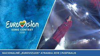 Monika Marija  „The Truth“ liet „Tiesa“  Eurovizijos pusfinalis [upl. by Tay737]