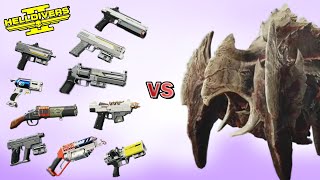 The BEST and WORST Secondary Weapons vs Chargers in Helldivers 2 [upl. by Eceerehs]