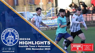 HIGHLIGHTS  Coalville Town v Halesowen 251123 [upl. by Nivra]