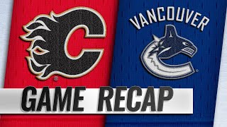 Pettersson big 3rd lead Canucks to win in opener [upl. by Mathilde]