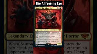 15 Second Deck Tech Sauron The Lidless Eye mtg edh magicthegathering commander spoiler lotr [upl. by Dee Dee]