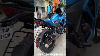 CBR 250 Modified automobile pondicherry hondacbrcbr250rr hondacbr250bikelife bikermodified [upl. by Leah246]