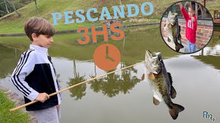 3hs PESCANDO No Hotel Fazenda Ribeirão  PMG topspmg [upl. by Amar]