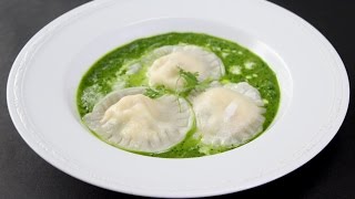 Palak Paneer Ravioli  Sanjeev Kapoor Khazana [upl. by Dunston]