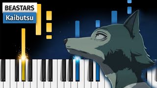 Kaibutsu  BEASTARS Season 2 OP  YOASOBI  Piano Tutorial  Piano Cover [upl. by Esereht917]