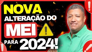 🚨 NOVO LIMITE DO MEI PARA 2024 DE R 1207600 E TAXA DE R 18114 VAI ROLAR 🚨 [upl. by Yelahc5]